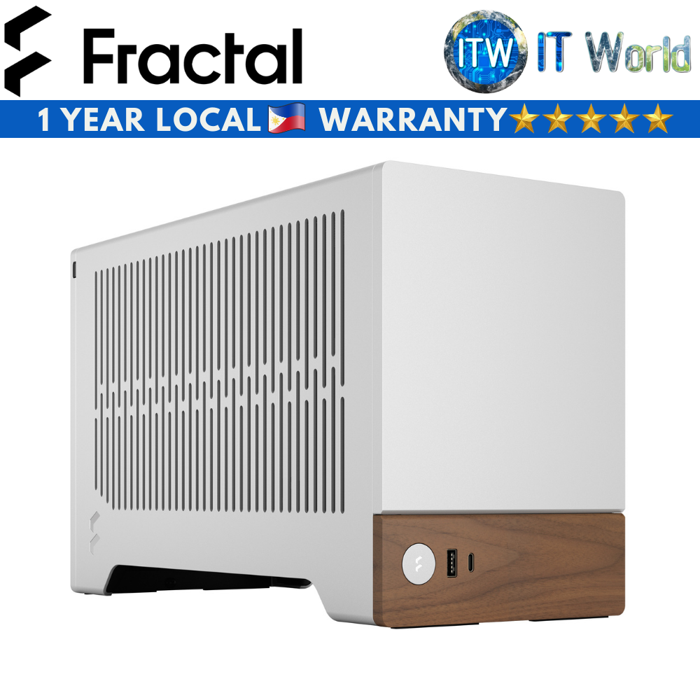 Fractal Design Terra Silver Mini-ITX Small Form Factor PC Case (FD-C-TER1N-02)