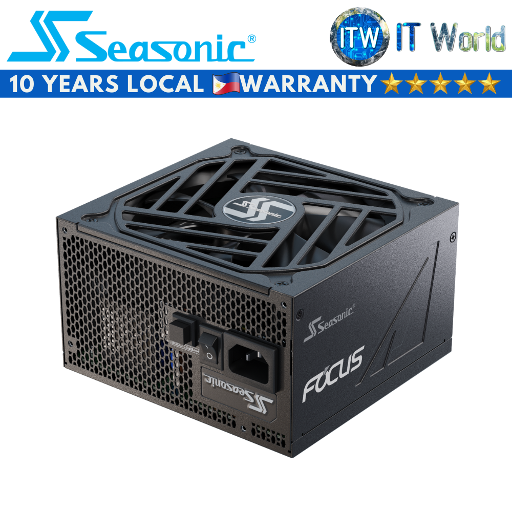 Seasonic Focus GX-1000 ATX3.0 1000W 80+ Gold Fully Modular Power Supply Unit (SSR-1000FX3)