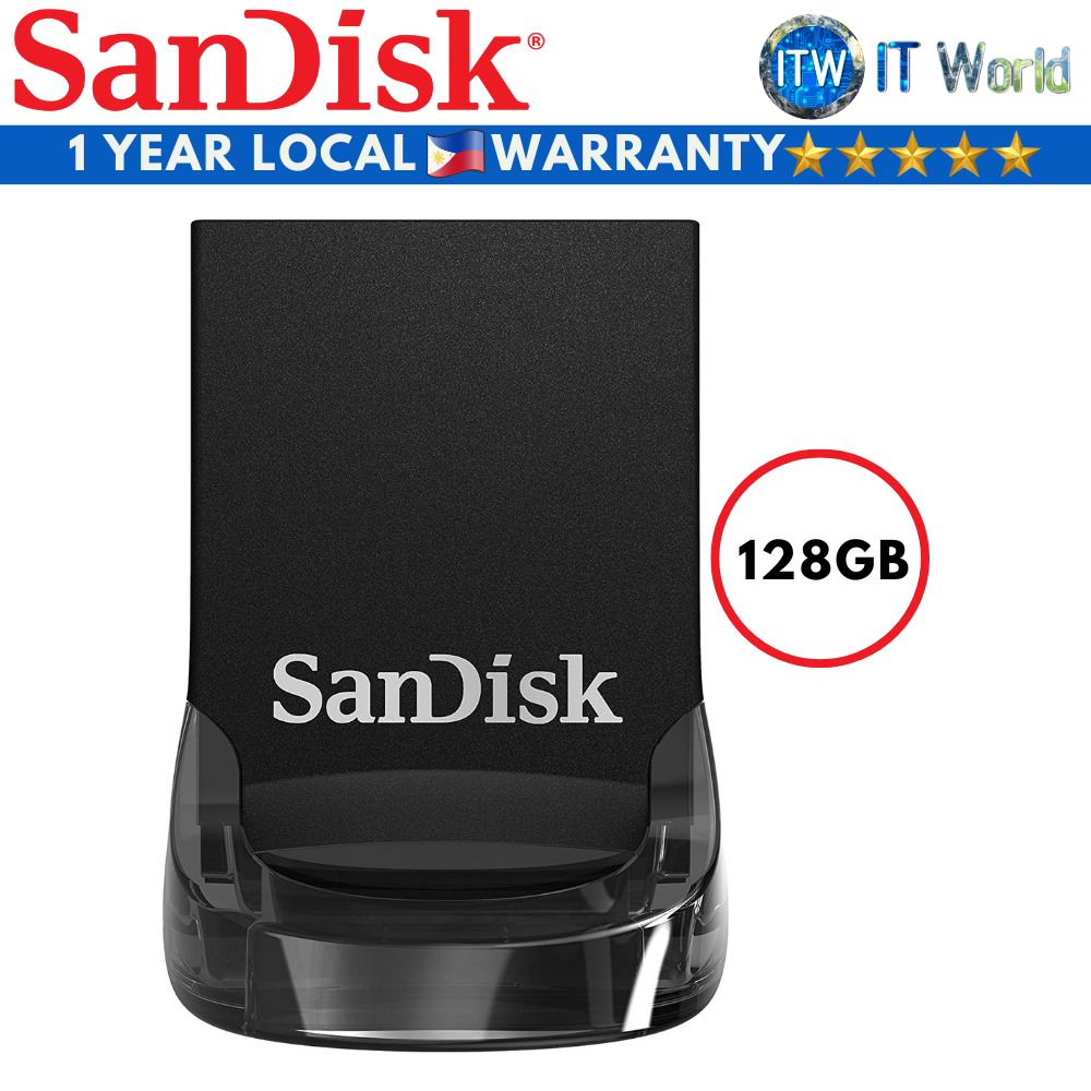 SanDisk USB Flash Drive Ultra Fit USB 3.2 Gen 1 (128GB)(SDCZ430-128G-G46)