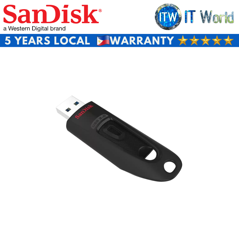 SanDisk 16GB Ultra USB 3.0 Flash Drive (Black)