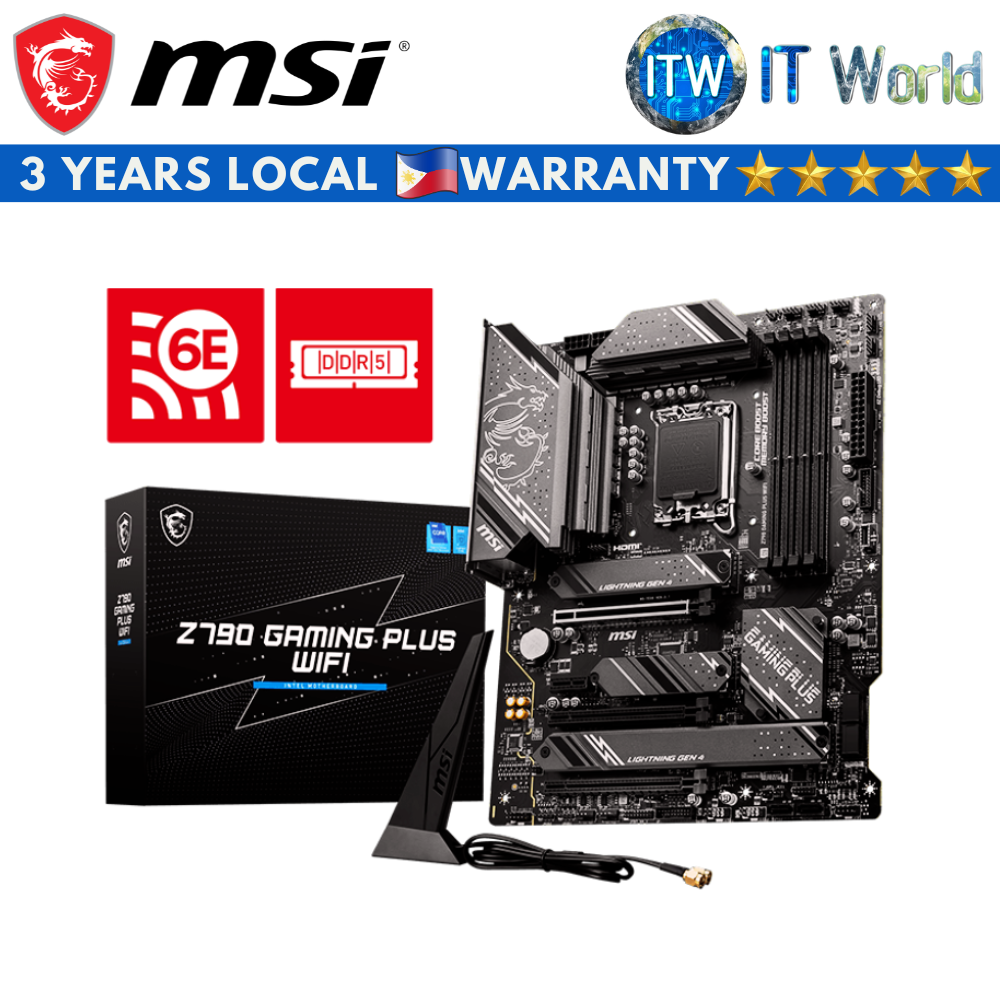 MSI Z790 Gaming Plus Wifi ATX LGA1700 DDR5 Motherboard