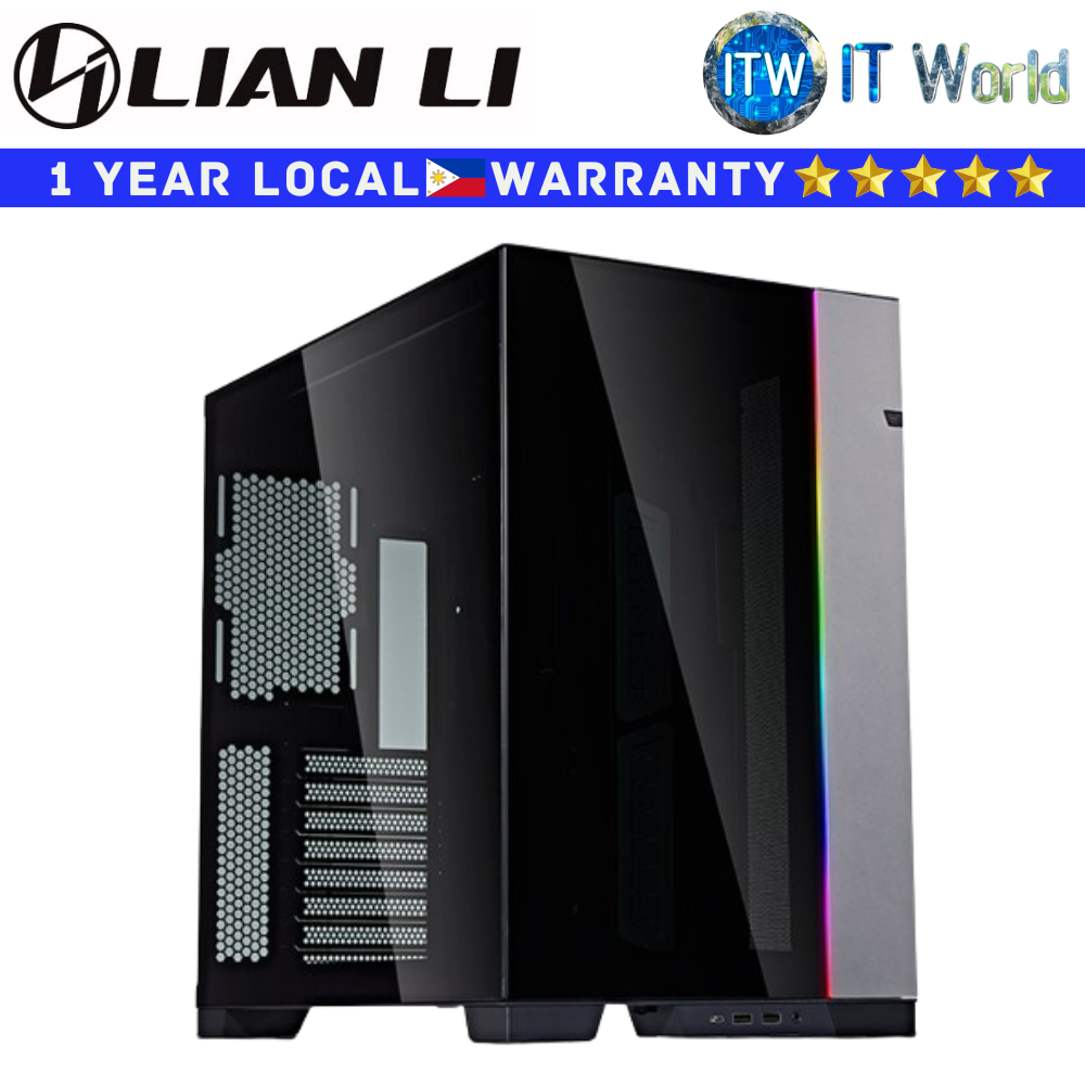 Lian Li Computer PC Case O11 Dynamic EVO Grey Mid-Tower Tempered Glass