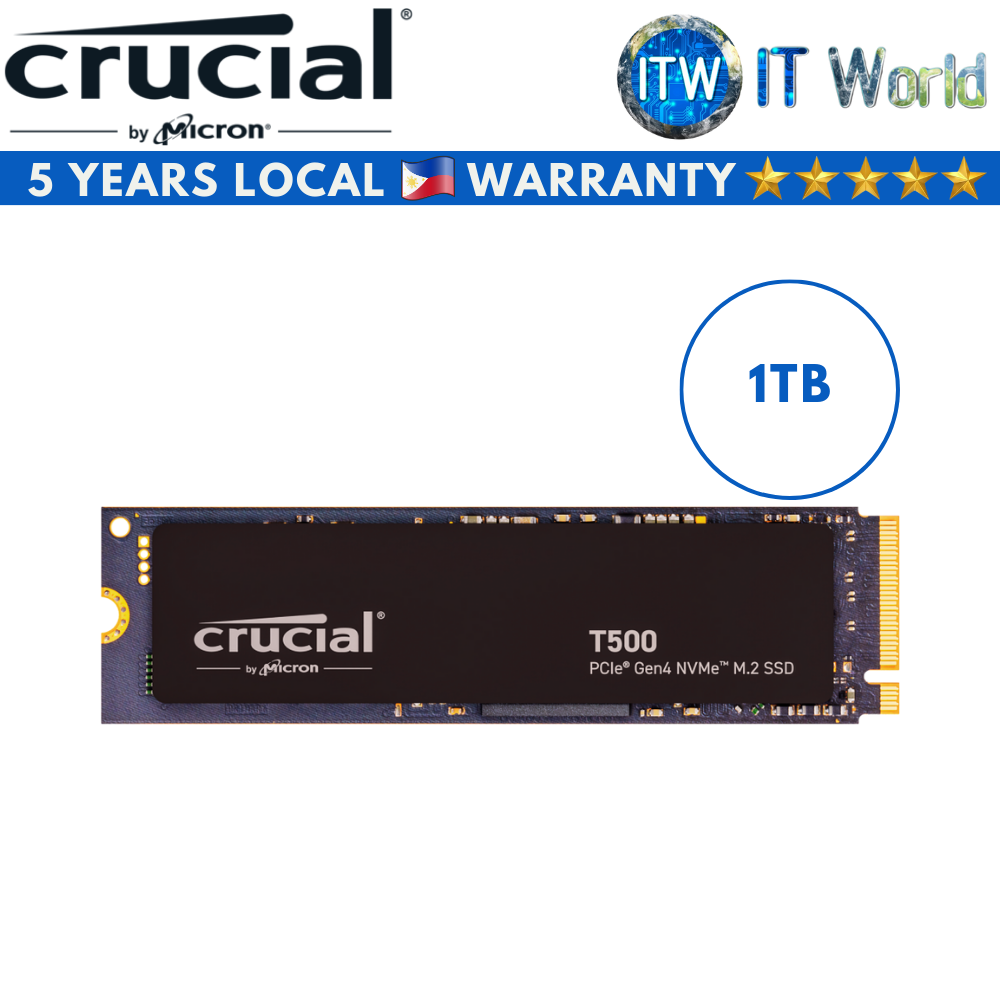 Crucial T500 Pro PCIe Gen4 NVMe M.2 Internal SSD (1TB)