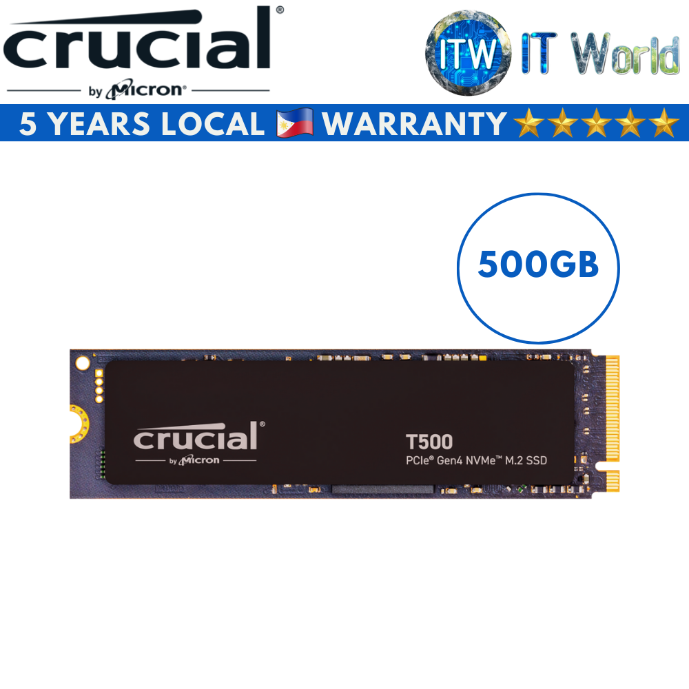 Crucial T500 Pro PCIe Gen4 NVMe M.2 Internal SSD (500GB)