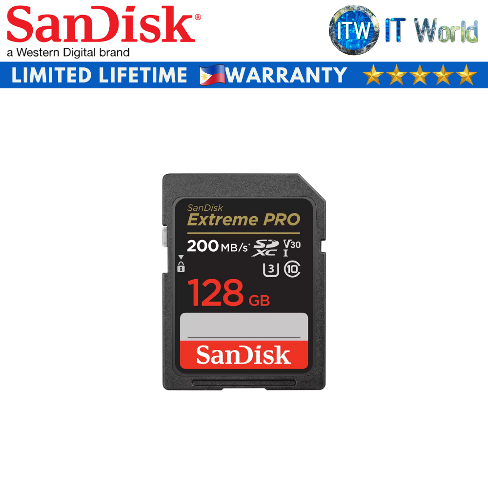 SanDisk Extreme PRO SDHC And SDXC UHS-I Memory Card (64GB | 128GB | 256GB)