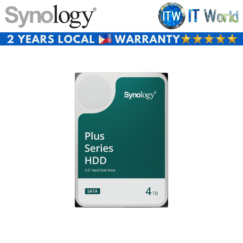 Synology Plus Series 3.5&quot; SATA Internal Hard Drive HDD (4TB | 6TB | 8TB) (4TB)