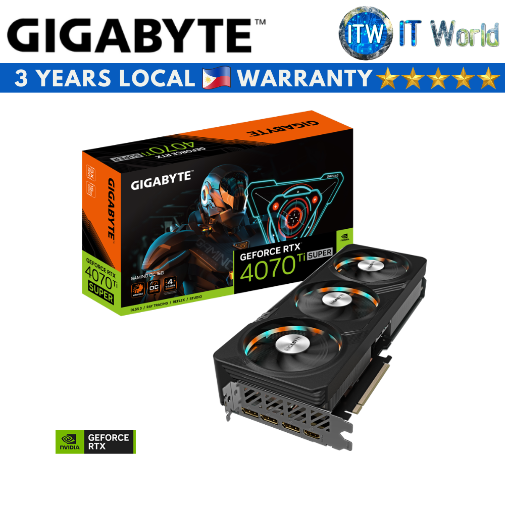 Gigabyte Geforce RTX 4070 Ti Super Gaming OC 16GB GDDR6X Graphic Card (GV-N407TSGAMING-OC-16GD)