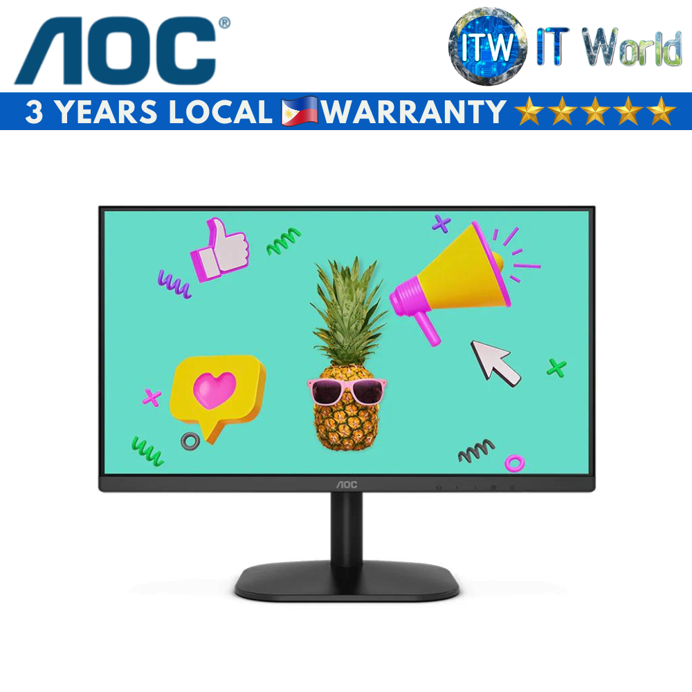 AOC Monitor 22&quot;(1920x1080 FHD) / 100Hz / VA / 4ms GTG / 22B2HM2