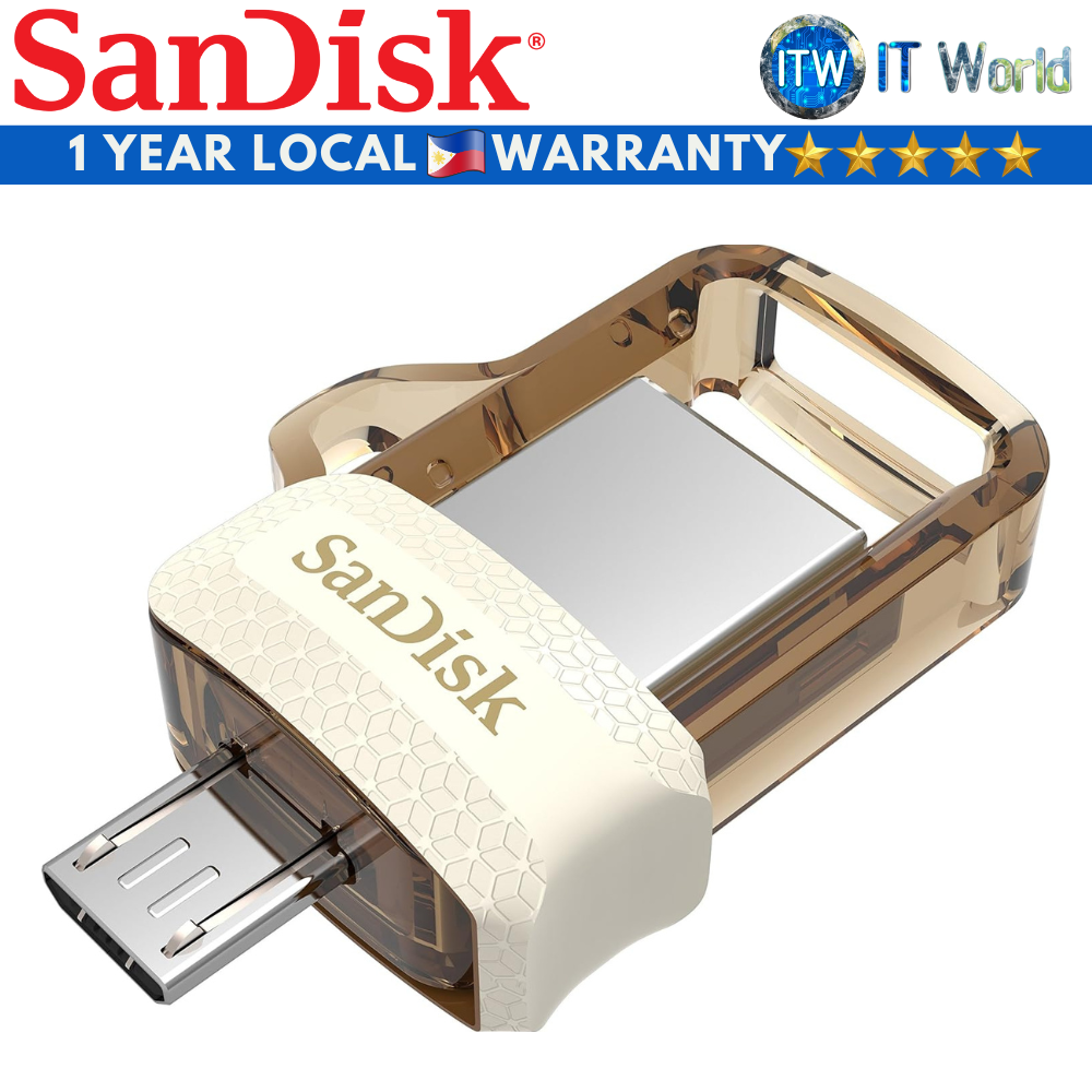 Sandisk USB Flash Drive 32GB Ultra Dual Drive M3.0 Gold Edition (SDDD3-032G-G46GW)