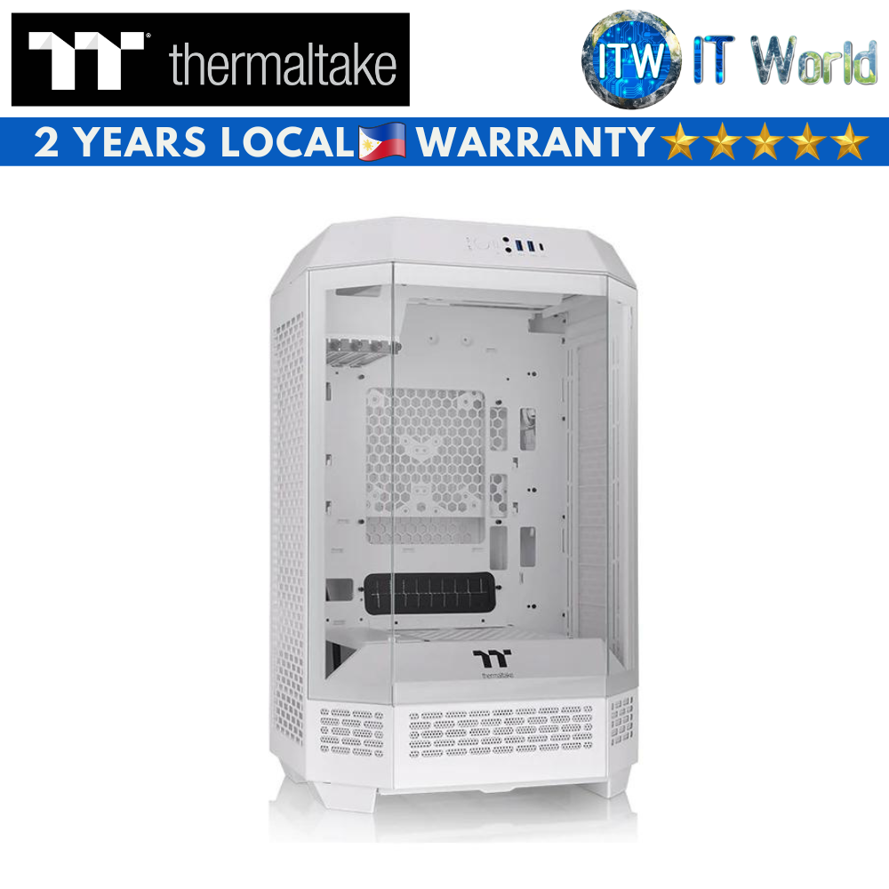 Thermaltake mATX Computer Case The Tower 300 Micro Tower Chassis (Snow)