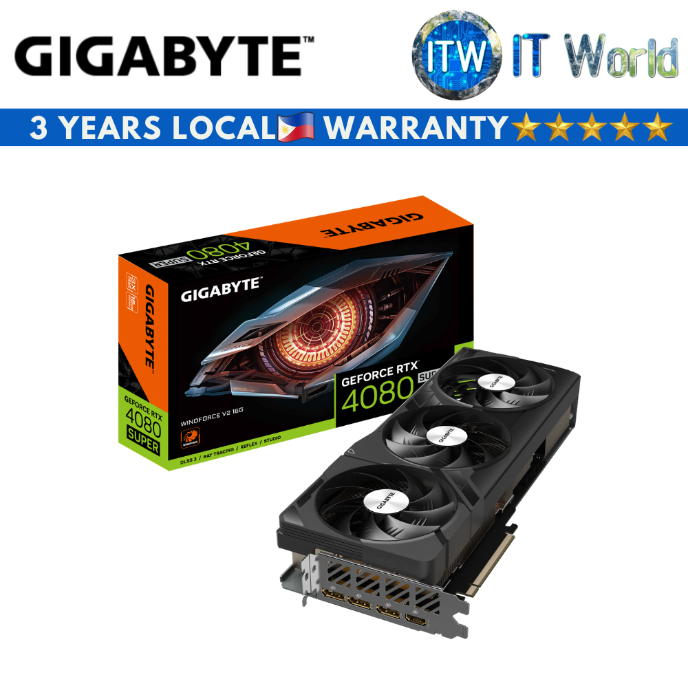 Gigabyte GeForce RTX 4080 Super Windforce V2 16GB GDDR6X Graphics Card (GV-N408SWF3V2-16GD)