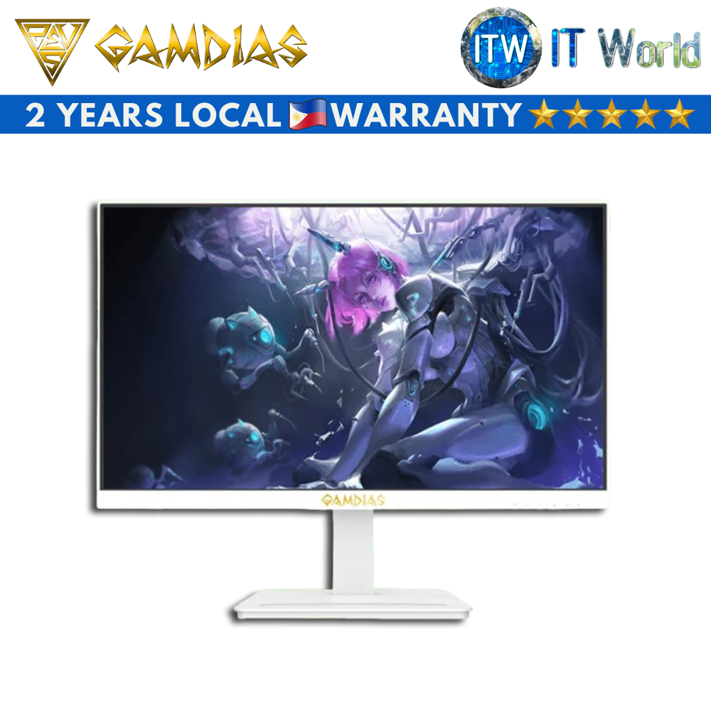 Gamdias Venus HD24IFW - 24&quot; FHD(1920×1080) / 165hz / IPS / 1ms / Gaming Monitor (White)