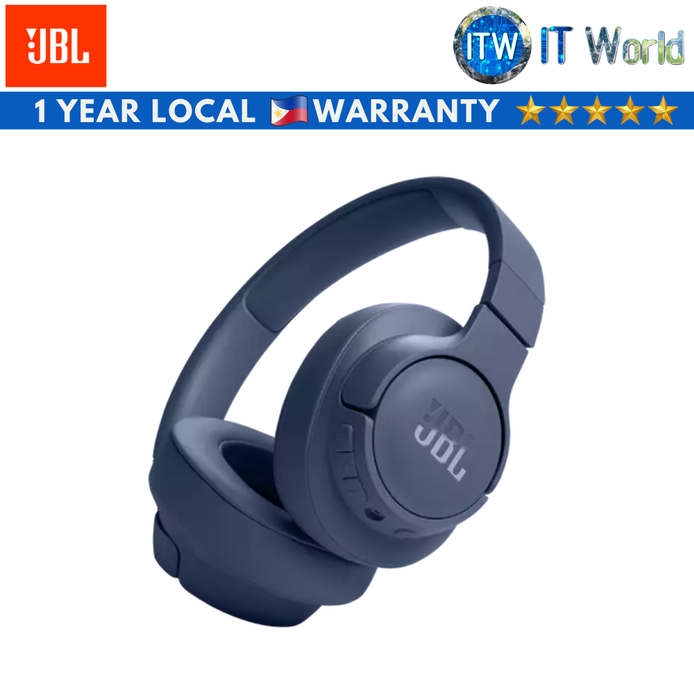 JBL Tune 720BT Wireless over-ear headphones (Black | Blue | Purple | White)  (Blue)(Black)