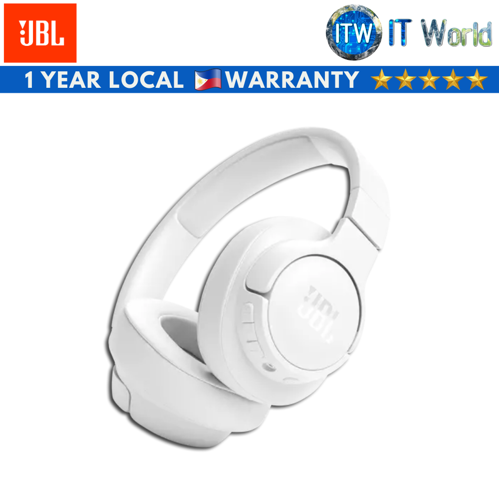 JBL Tune 720BT Wireless over-ear headphones (Black | Blue | Purple | White) (White)