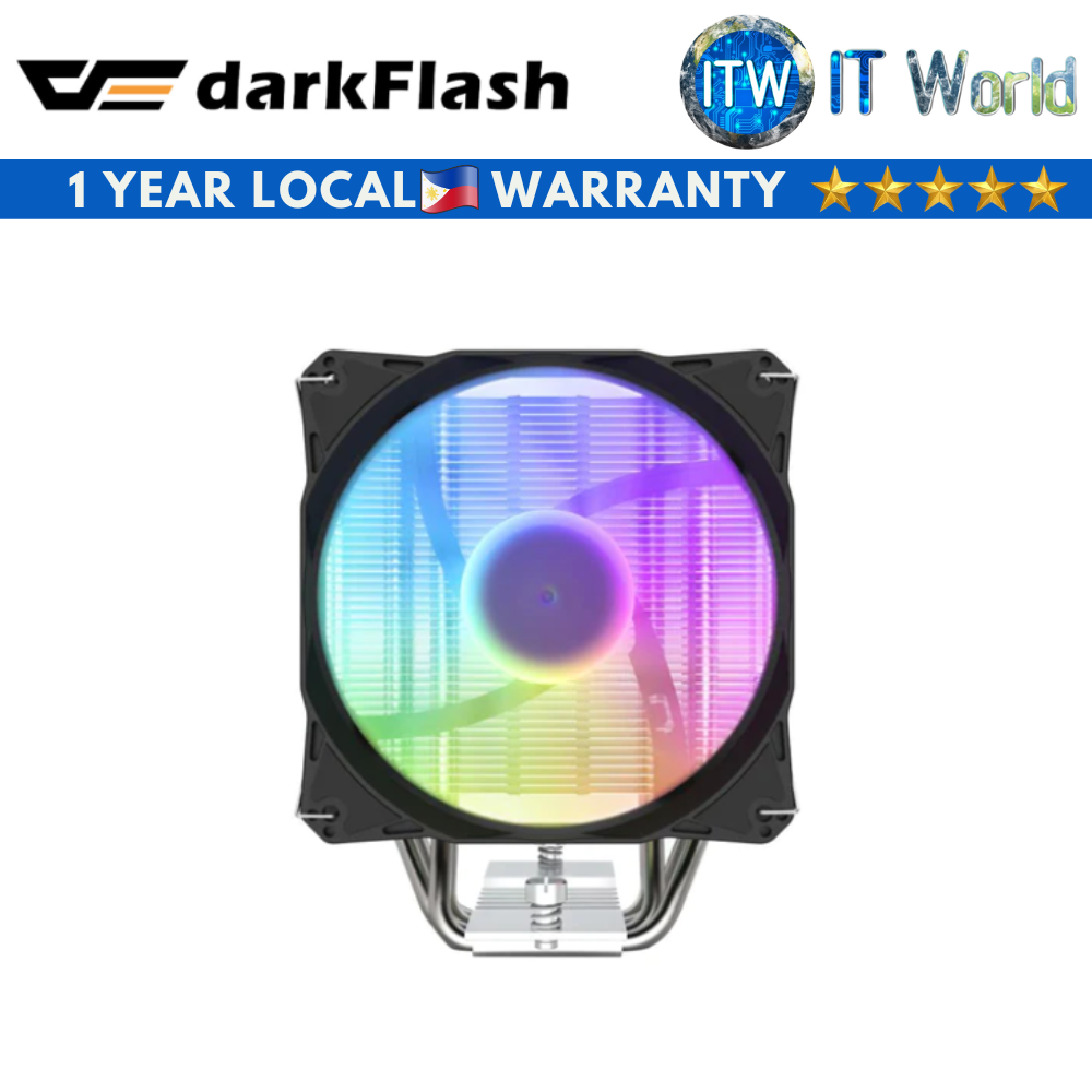 Darkflash Storm Z4 ARGB Tower CPU Air Cooler (Black)