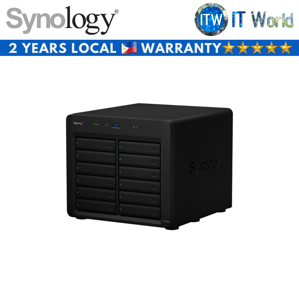 Synology DX1222 12-Bay Expansion Unit Network Attached Storage (NAS)