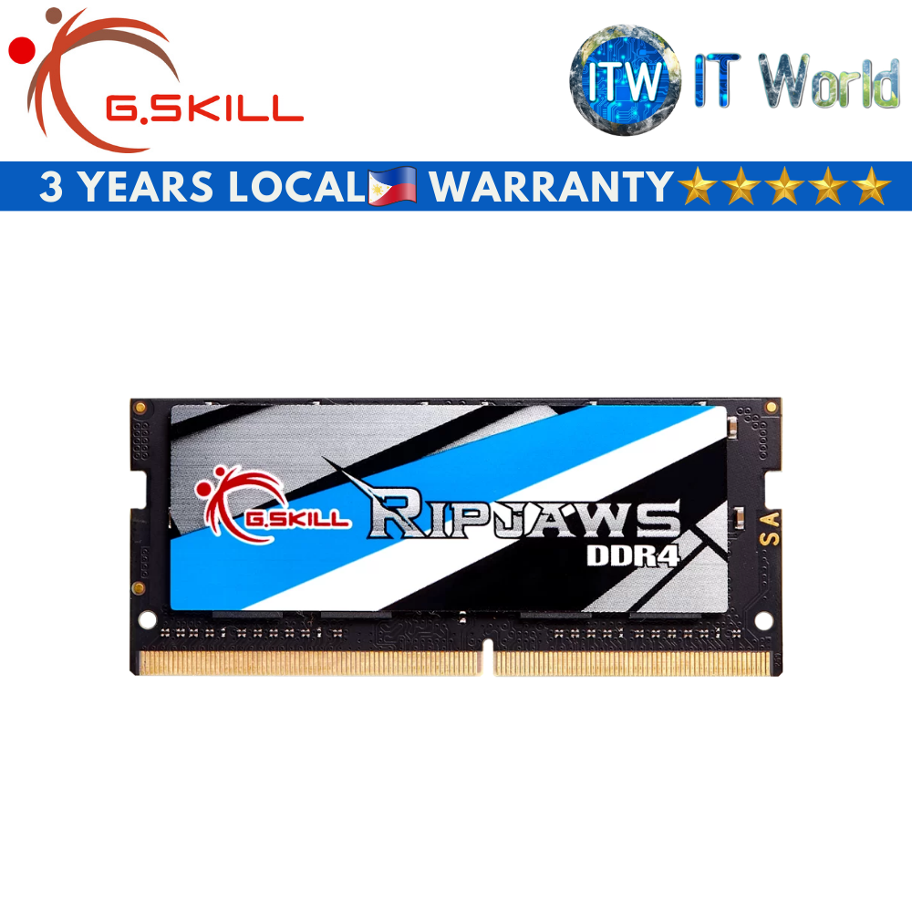 G.Skill Ripjaws 16GB (1x16GB) DDR4-2666 CL19 SO-DIMM Laptop Memory (F4-2666C19S-16GRS)