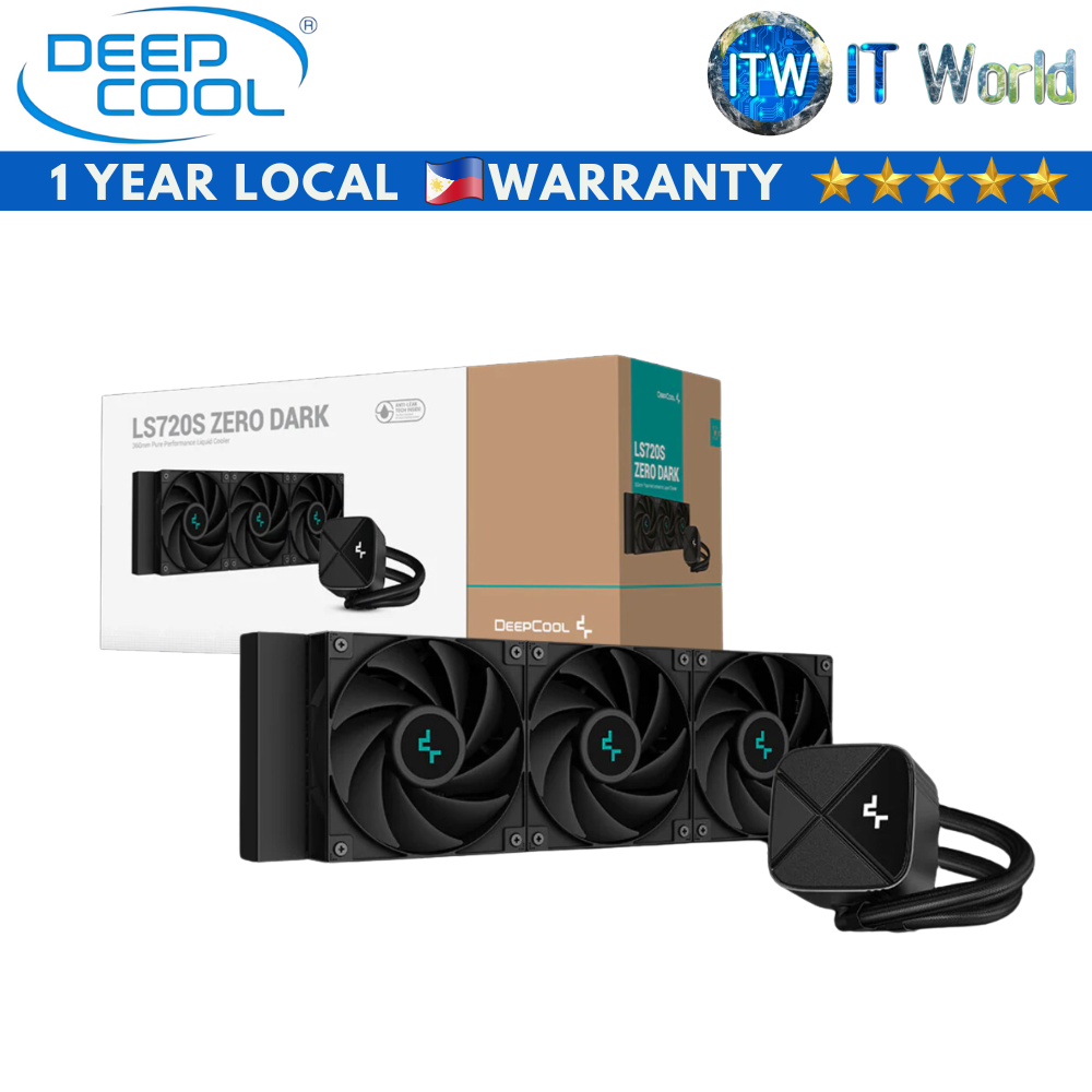 Deepcool LS720S Zero Dark CPU Liquid Cooler (R-LS720-BKNNMM-G-1)