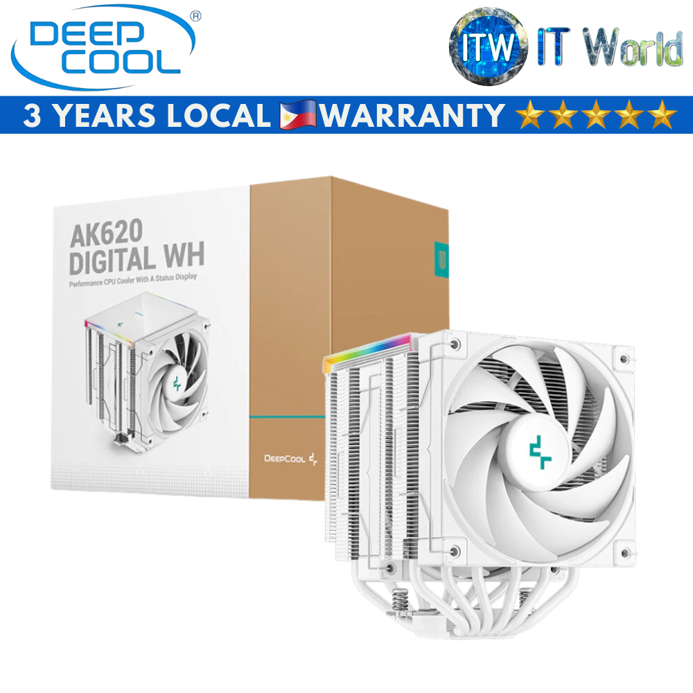 Deepcool AK620 Digital WH Air Cooler (R-AK620-WHADMN-G)