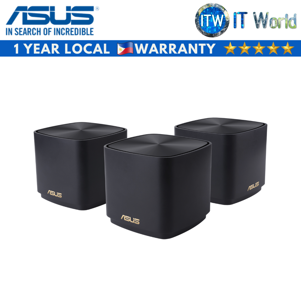 ASUS ZenWiFi AX Mini (XD5) Dual-band Whole Home Mesh WiFi System (3 Pack)