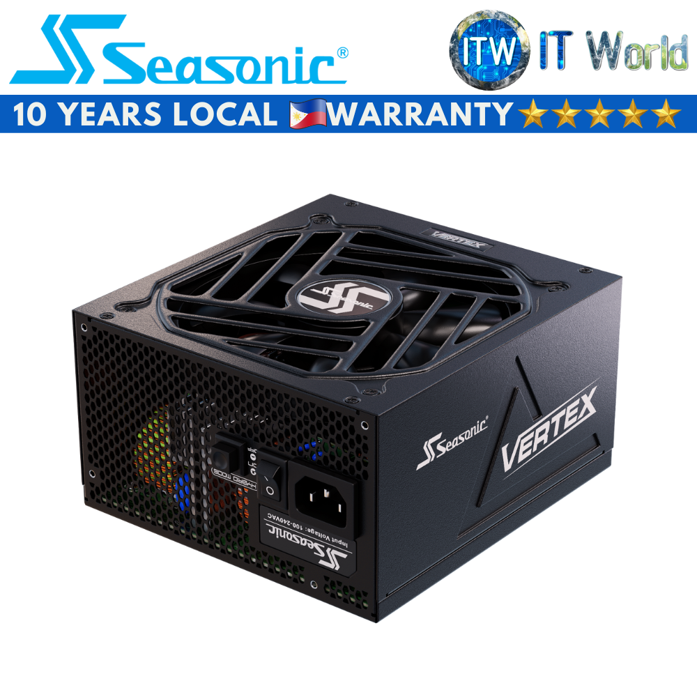 Seasonic Vertex GX-850 850W 80+ Gold Fully Modular Power Supply Unit (12851GXAFS)