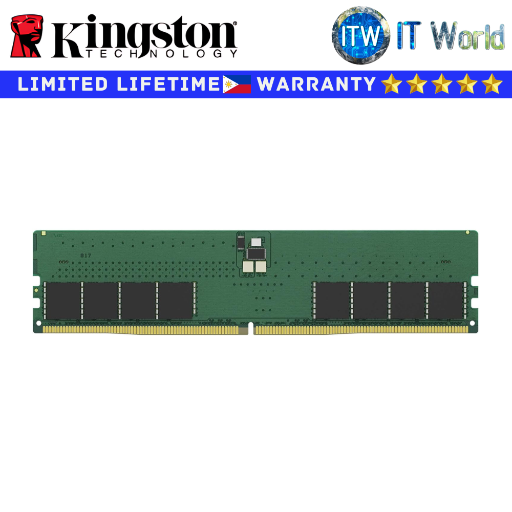 Kingston DDR5 RAM 32GB (2Rx8) 4800MT/s Non-ECC Unbuffered DIMM CL40 (KVR48U40BD8-32)