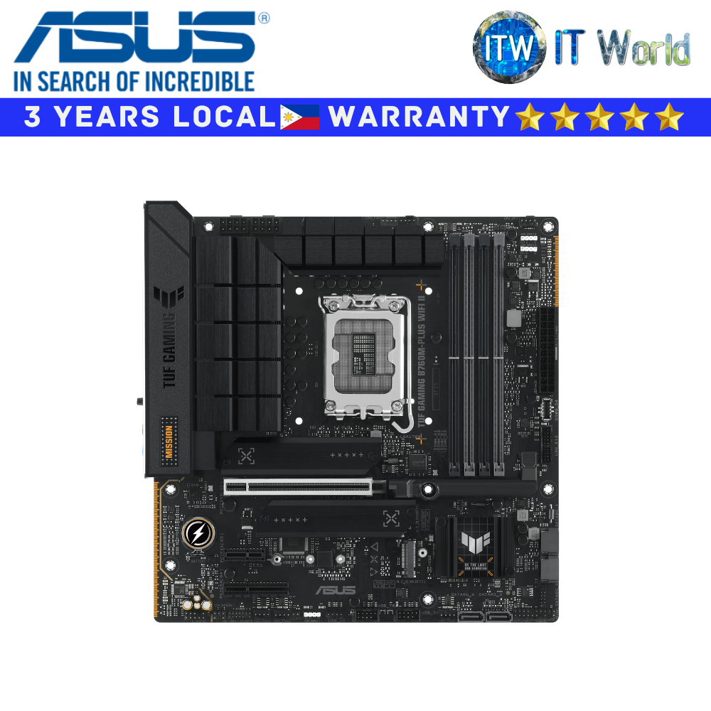 Asus Motherboard TUF GAMING B760M-PLUS WIFI II mATX LGA1700 DDR5