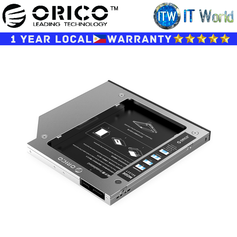 Orico Hard Drive HDD Caddy for Laptop Optical Bay SATA 3.0  (M95SS-SV-BP)