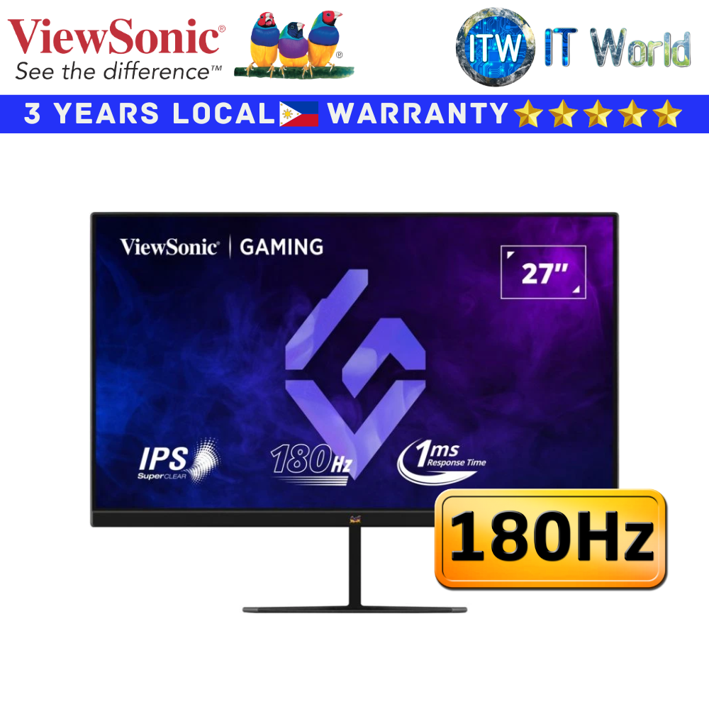 Viewsonic Gaming Monitor 27&quot; (1920x1080 FHD) / 180Hz / IPS / 1ms MPRT / VX2779-HD-PRO