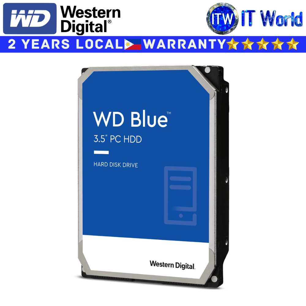 Western Digital Hard Drive HDD 4TB WD Blue 3.5&quot; 256MB 5400RPM Internal (WD40EZAX)