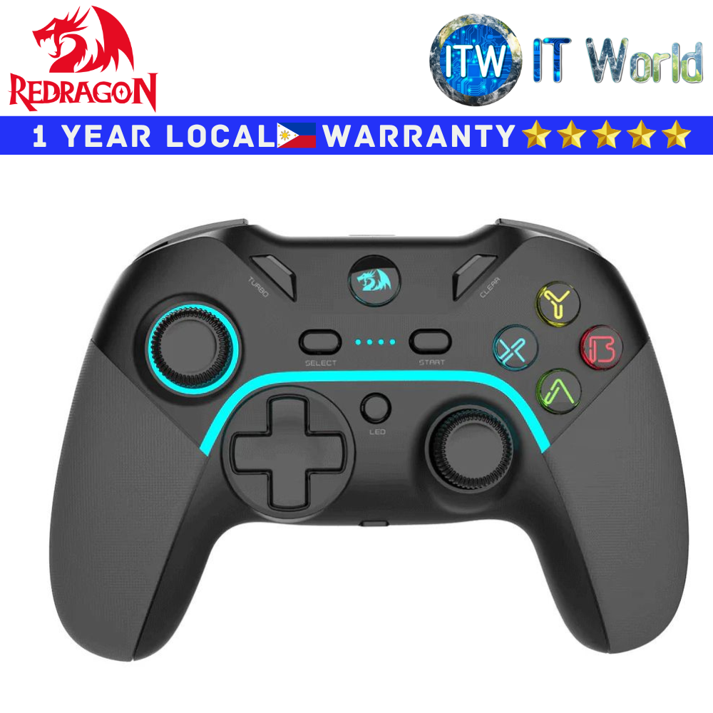 Redragon Wireless Gamepad G808-Pro Harrow Pro 2.4Ghz Black