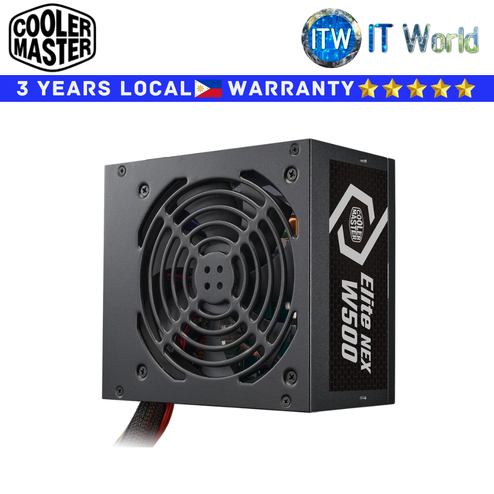 Cooler Master PSU 500W Power Supply Unit Elite Nex W500 230V 80+White (MPW-5001-ACBW-BPH)