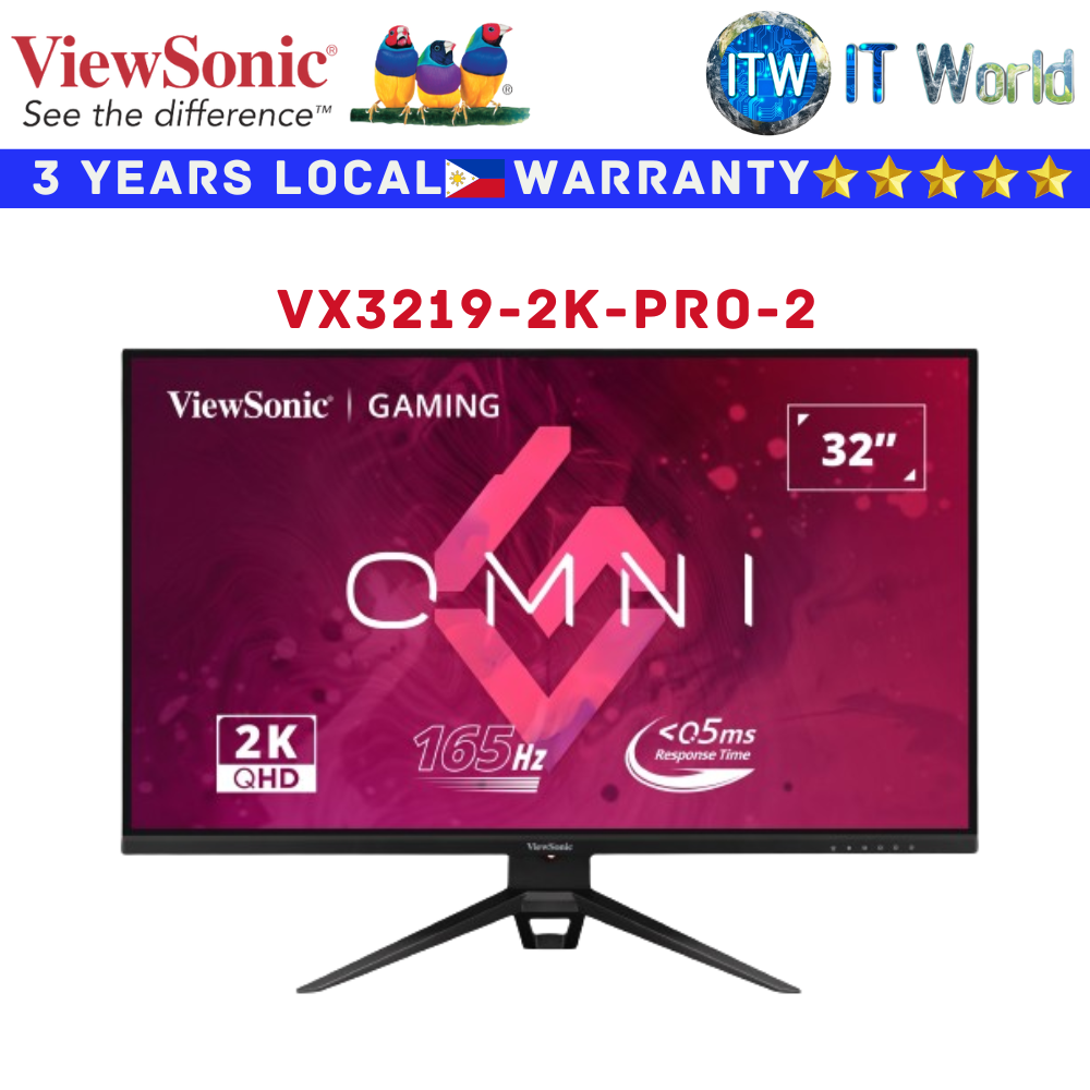 Viewsonic Gaming Monitor VX3219-PC-MHD / VX3219-2K-PRO-2 32&quot; Flicker-free FreeSync Premium (VX3219-2K-PRO-2)