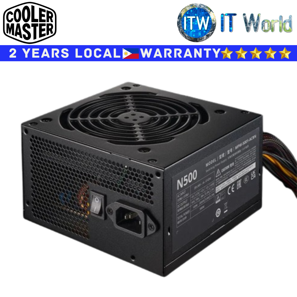 Cooler Master PSU 500W Power Supply Units ELITE NEX N500 230V 80+ (MPW-5001-ACBN-BPH)