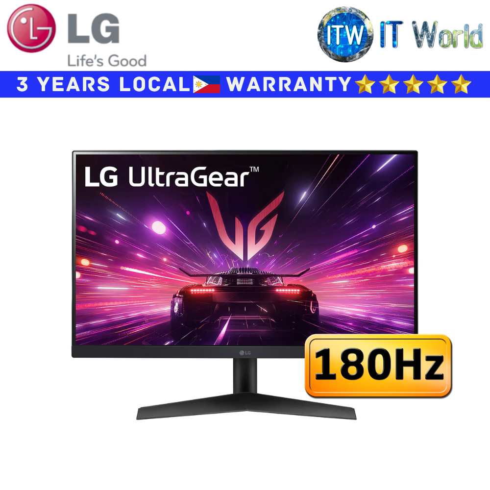 LG Gaming Monitor 24&quot;(1920x1080 FHD) / 180Hz / IPS / 1ms GTG / 24GS60F-B