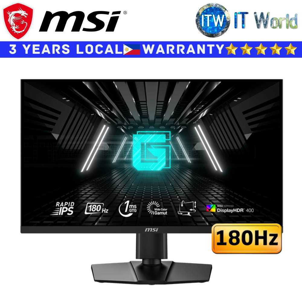 MSI Gaming Monitor 27&quot; (2560 x 1440 WQHD) / 180Hz / Rapid IPS / 1ms GTG / G274QPF E2