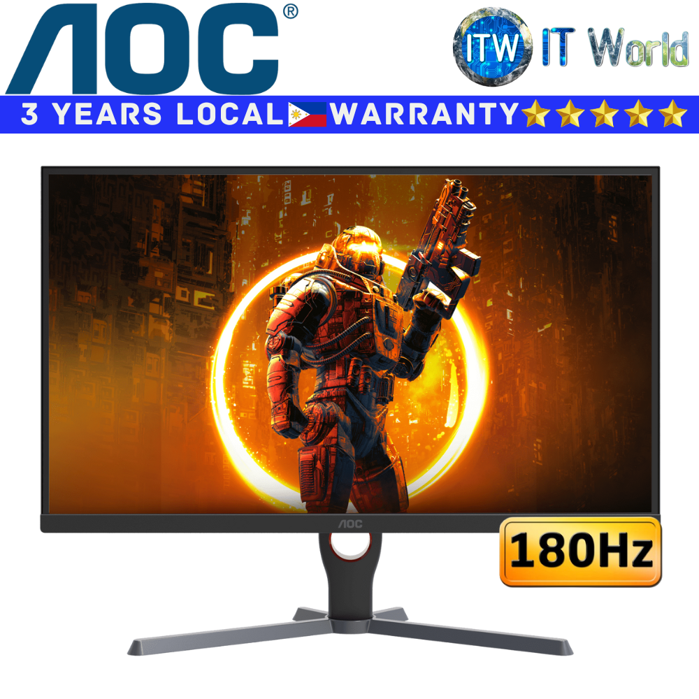 AOC Gaming Monitor 27G11E - 27&quot; (1920 x 1080) / 180Hz / IPS / 1ms GTG / Adaptive Sync