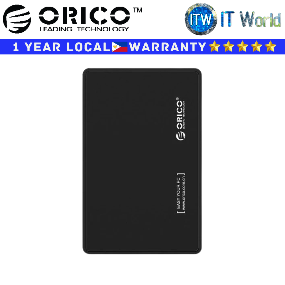 Orico Hard Drive HDD Enclosure 2588US3-V1 2.5&quot; SATA 3.0 USB 3.0 5Gbps (Black)