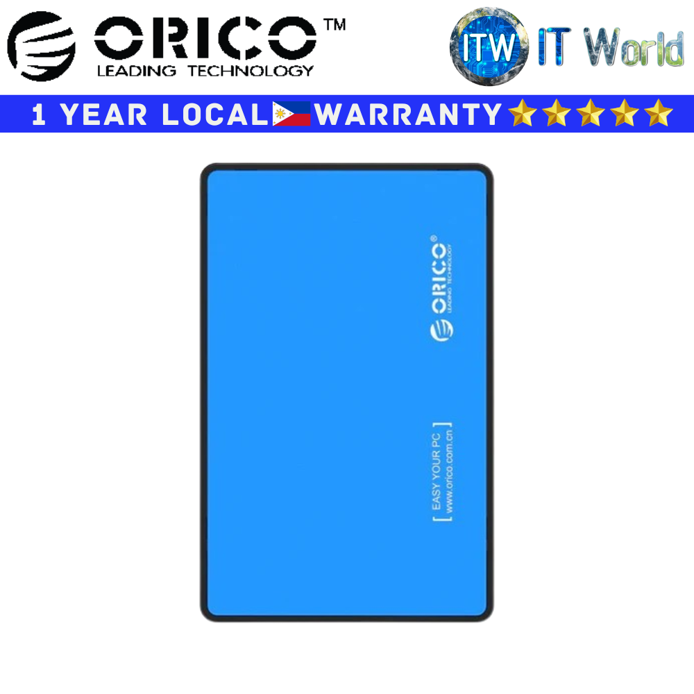 Orico Hard Drive HDD Enclosure 2588US3-V1 2.5&quot; SATA 3.0 USB 3.0 5Gbps (Blue)