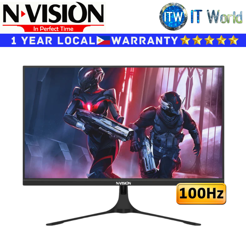 Nvision Monitor N2755 Pro Black 27&quot; (1920 x 1080 FHD) / 100Hz / IPS / 5ms