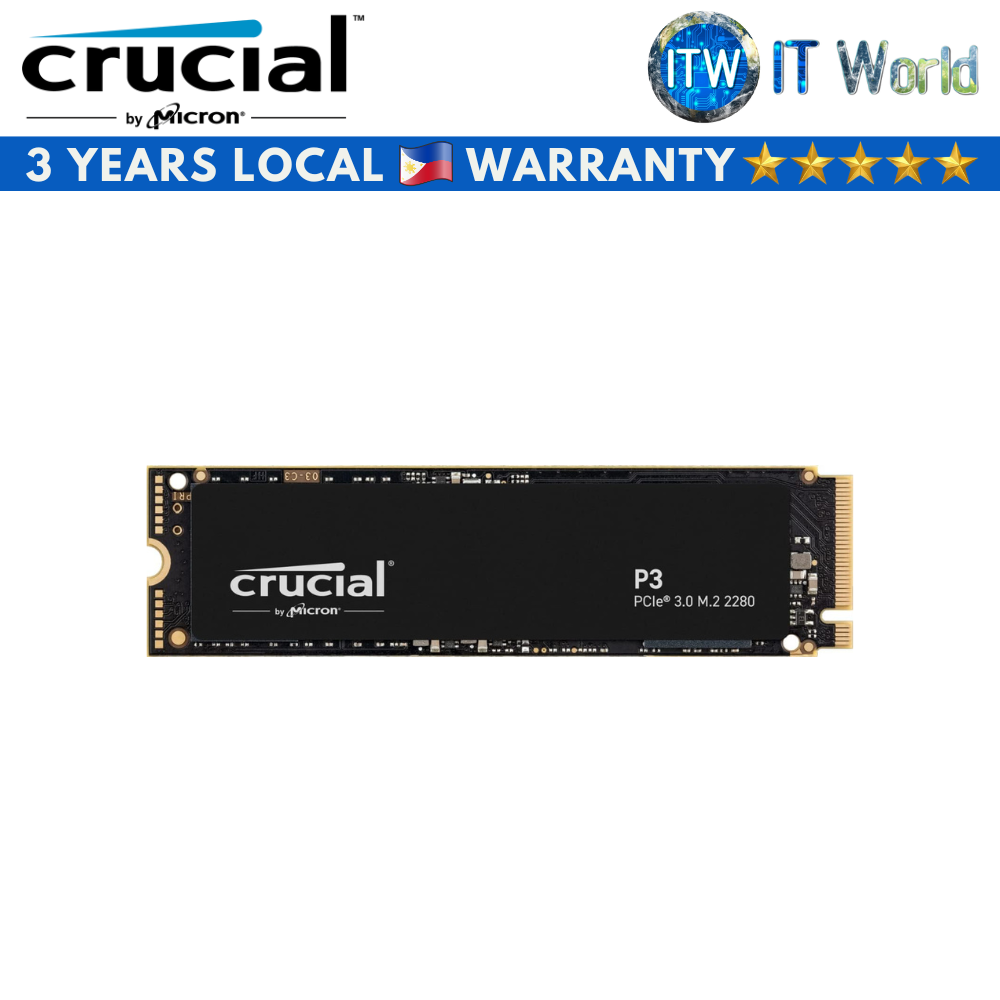 Crucial P3 4TB PCIe M.2 2280 SSD (CT4000P3SSD8)