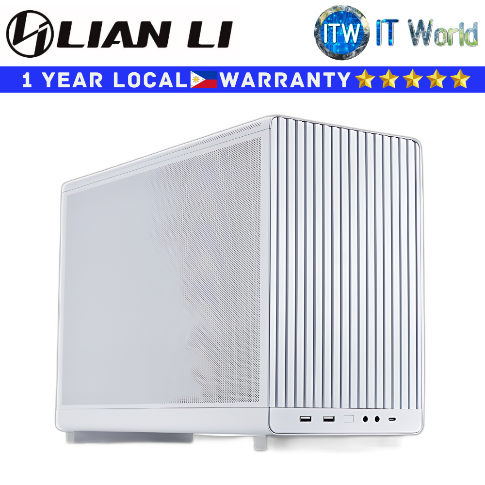 Lian Li Computer PC Case A3-mATX Minimalistic Sleek Design Chassis (White)