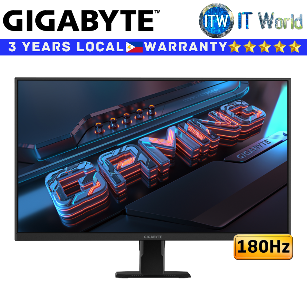 Gigabyte Gaming Monitor GS27QA 27&quot; 2560x1440 QHD 180Hz IPS 1ms MPRT Flicker-free Non-Glare