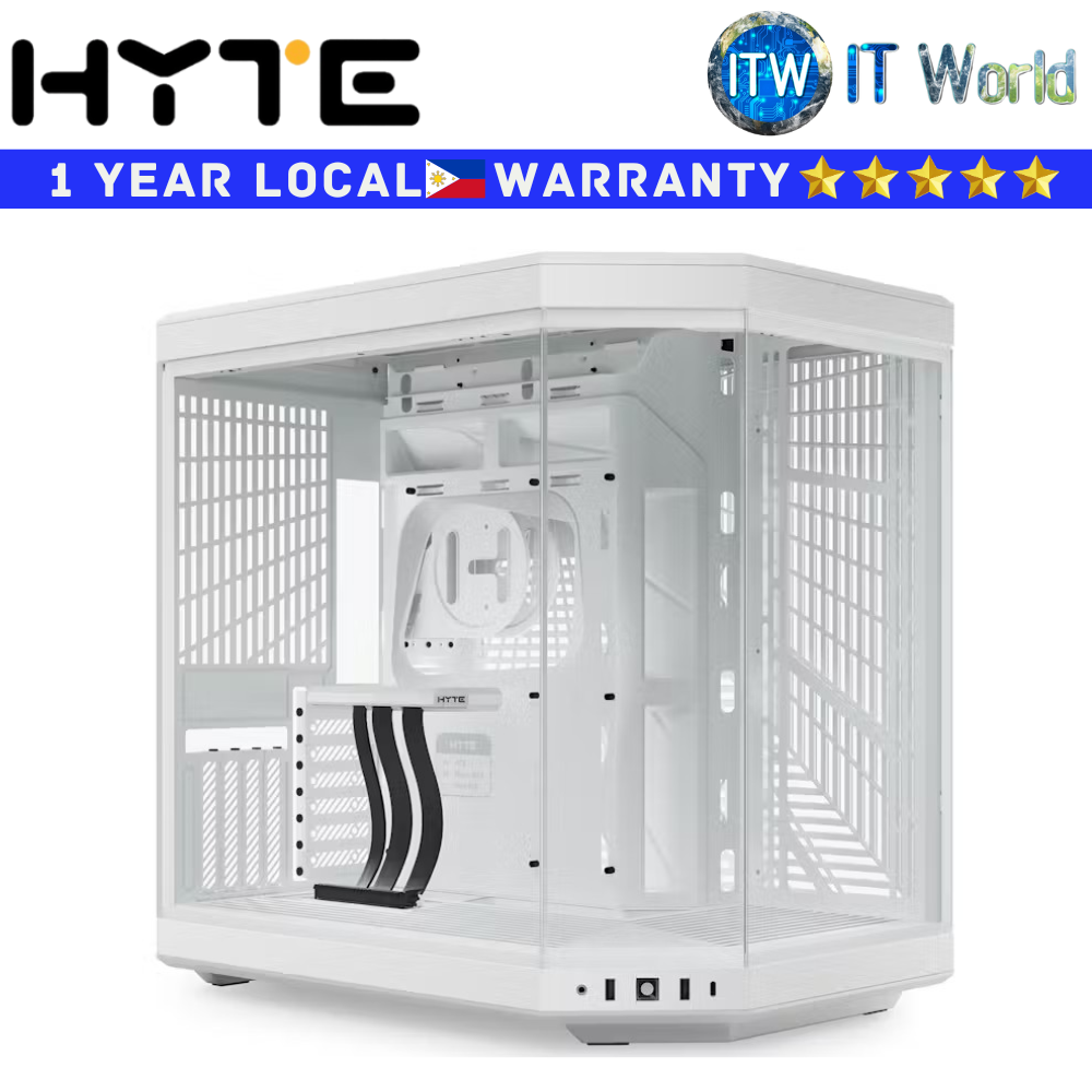 Hyte Computer PC Case Y70 Mid-Tower ATX Case (Snow)