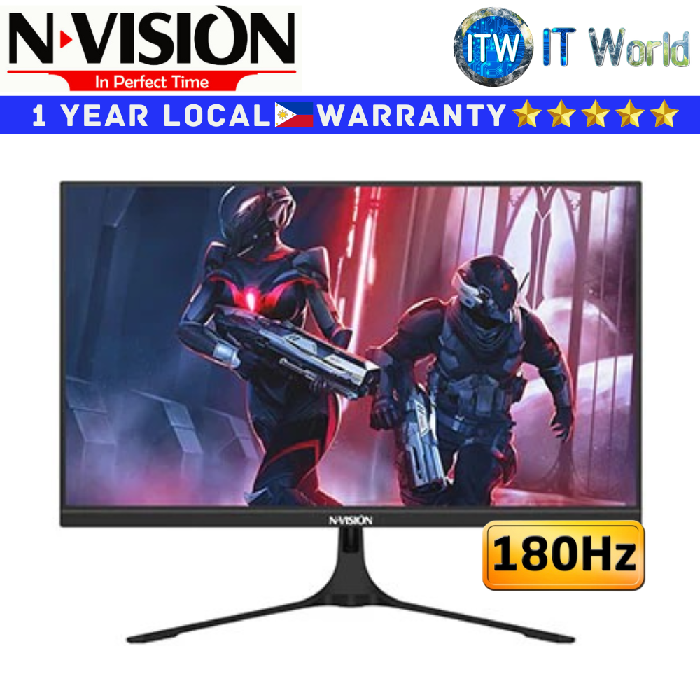 Nvision Gaming Monitor EG24S1 Pro 23.8&quot; (1920 x 1080 FHD) / 180Hz / IPS / 1ms GTG