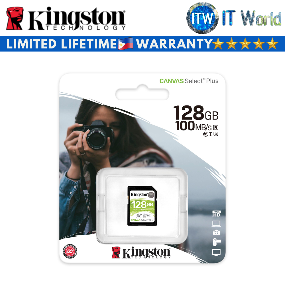 Kingston Canvas Select Plus SD Card (128GB)