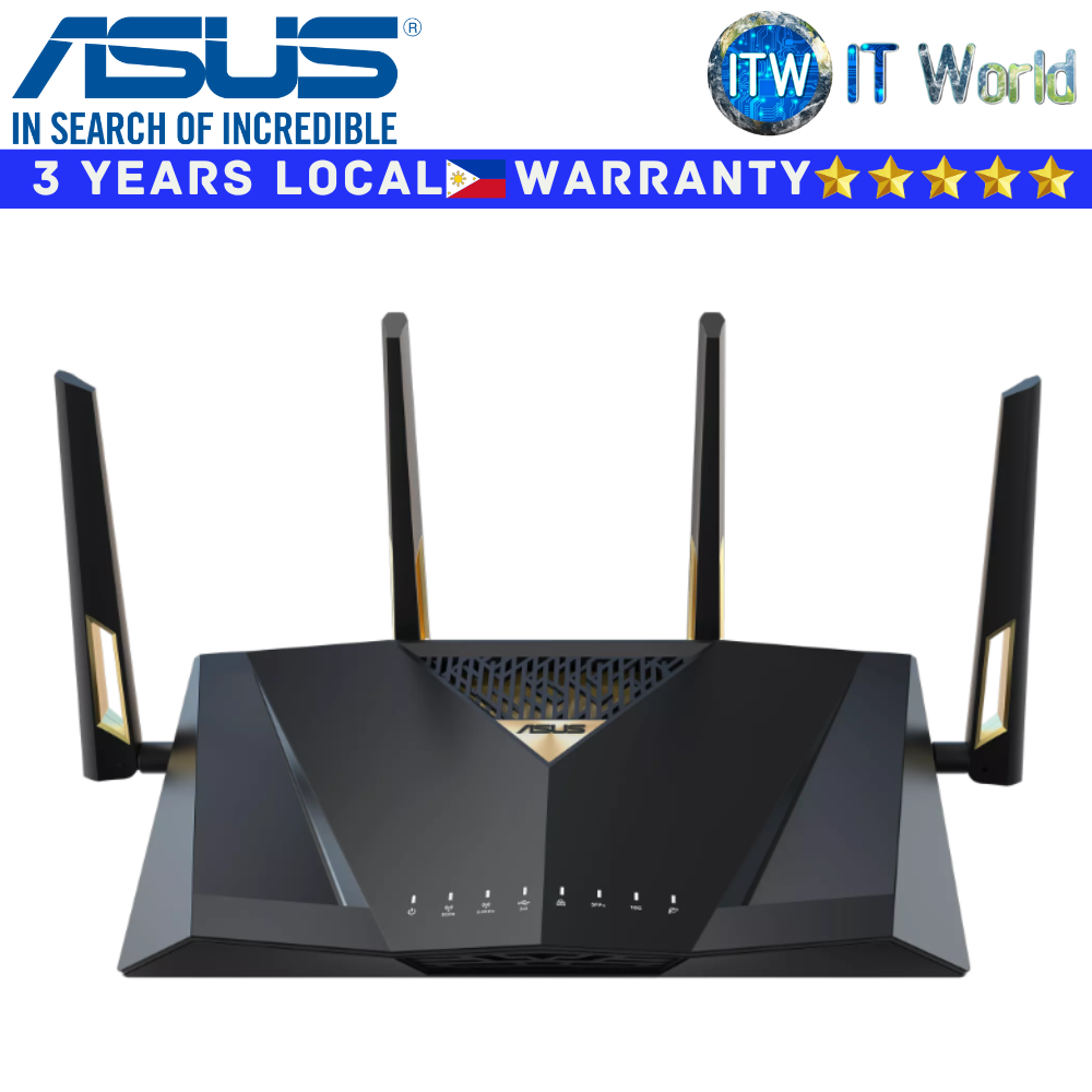 ASUS Wireless Router RT-BE88U Dual-band WiFi 7 Unparalled 34G Wired Performance