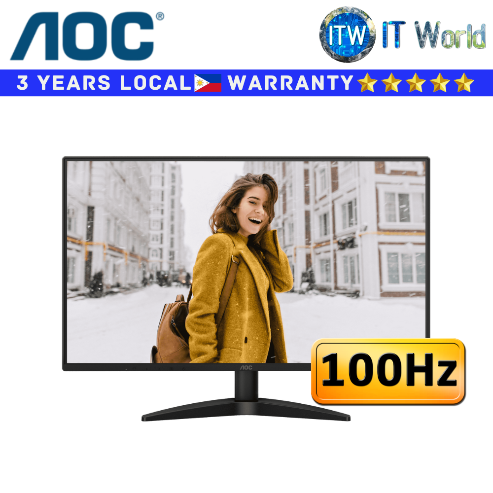 AOC Monitor 27B36H 27&quot; 1920x1080 FHD / 100Hz / IPS / 4ms GTG, 1ms MPRT / AdaptiveSync