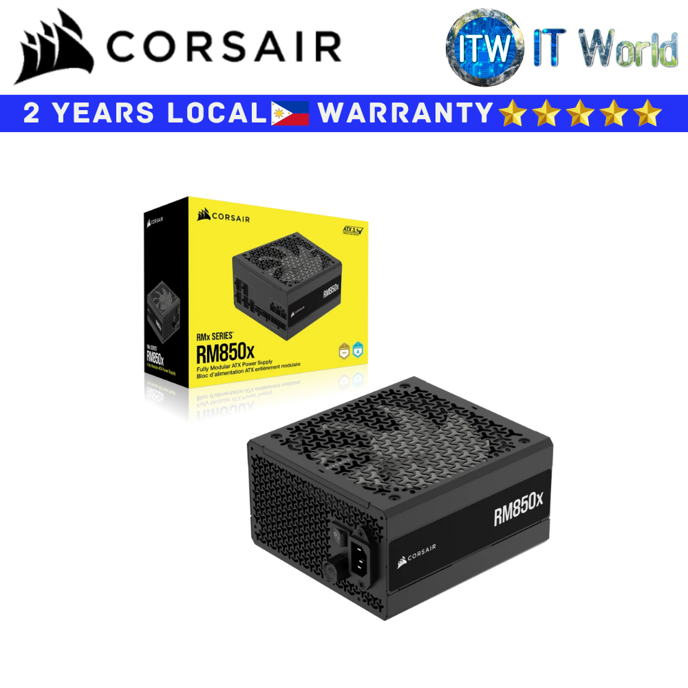 Corsair PSU 850 Watts Power Supply Unit RMx Series RM850x Gold Fully-Modular (CS-CP-9020270-NA)