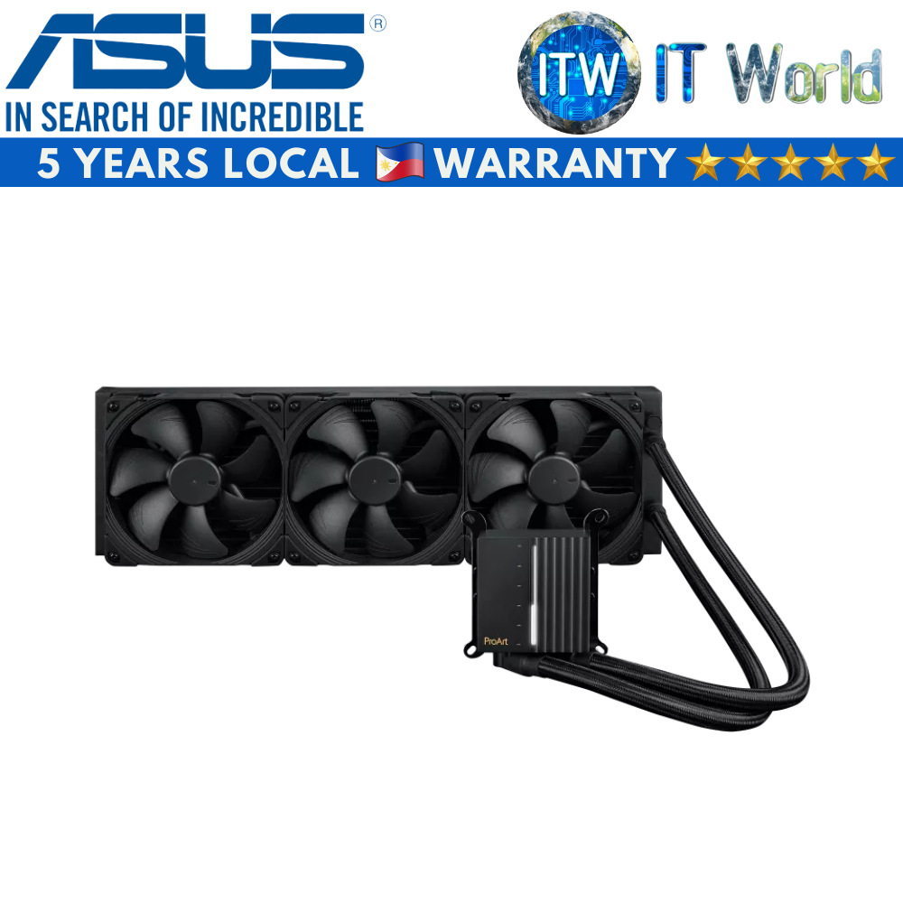 ASUS CPU Cooler Fan ProArt LC420 Black All-in-One Liquid Cooler with Illuminated System Status